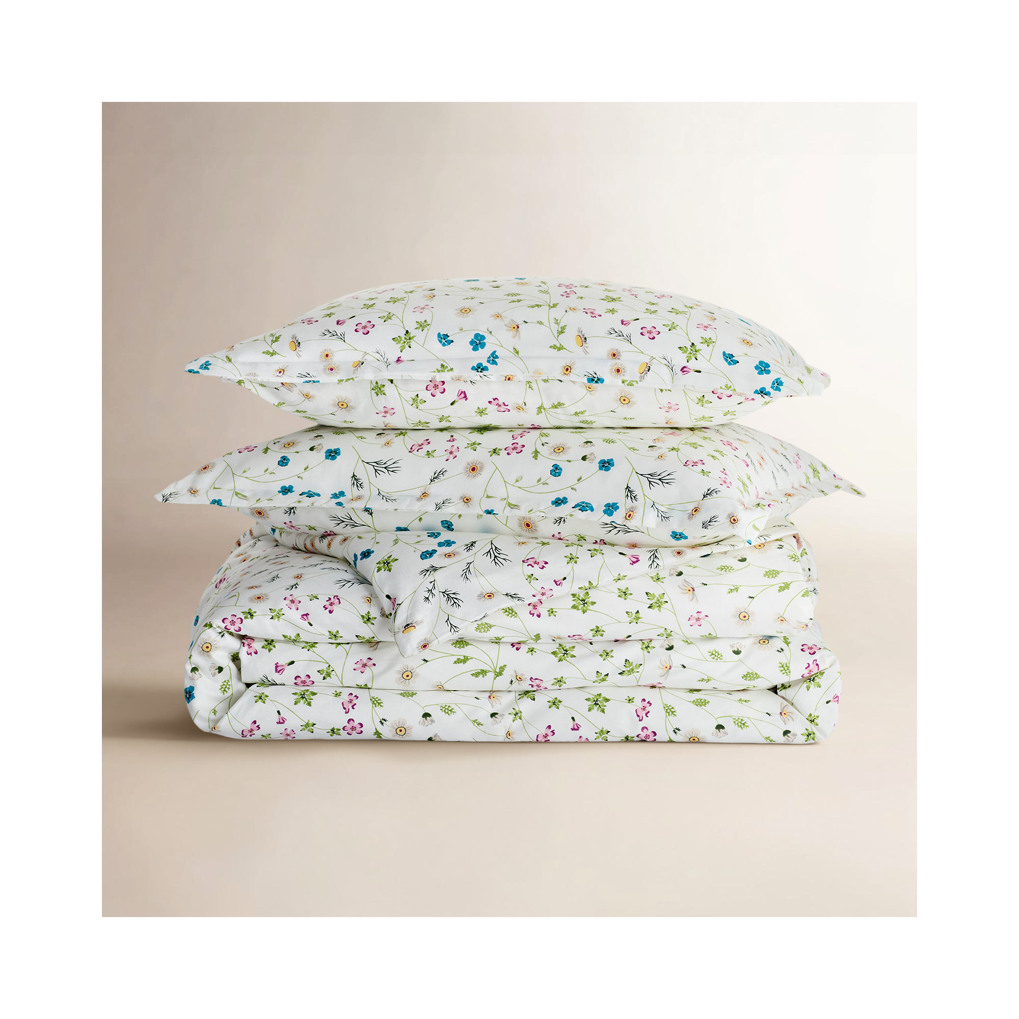 Cotton Duvet Cover, Full/Queen Duvet Cover + 2 Standard Shams