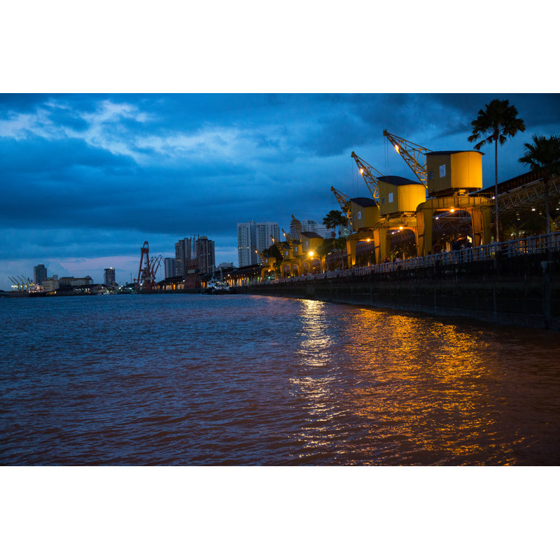 Docks Station In BelÃ©m by Roman_Rahm - Wrapped Canvas Print, 51cm H x 76cm W