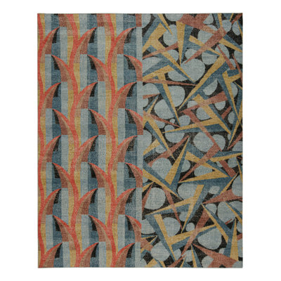 Hand Knotted Wool Area Rug