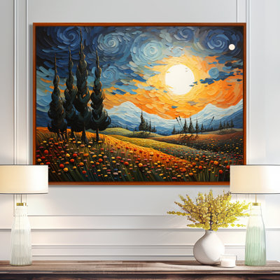 " Vangogh The Swaying Cypress IV "