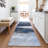 Machine Washable Indoor/Outdoor Xhevrie Navy Rug-111822747