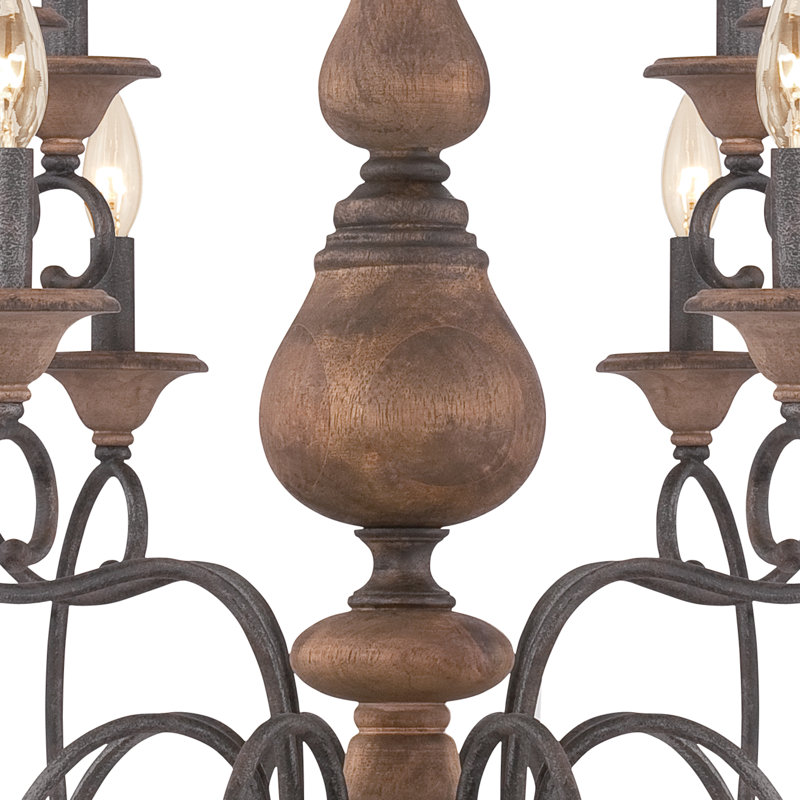 Virat 12-Light Dimmable Chandelier