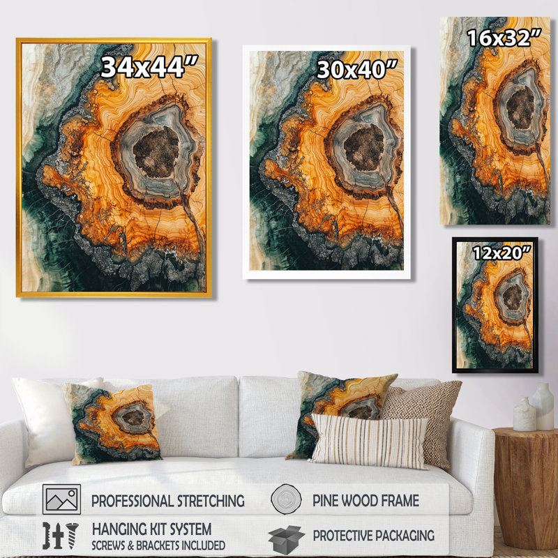 Glodi - Landscapes Wall Art Prints, H 20 po x l 12 po, Reproduction encadrée sans passe-partout, Noir, noir, noir, noir