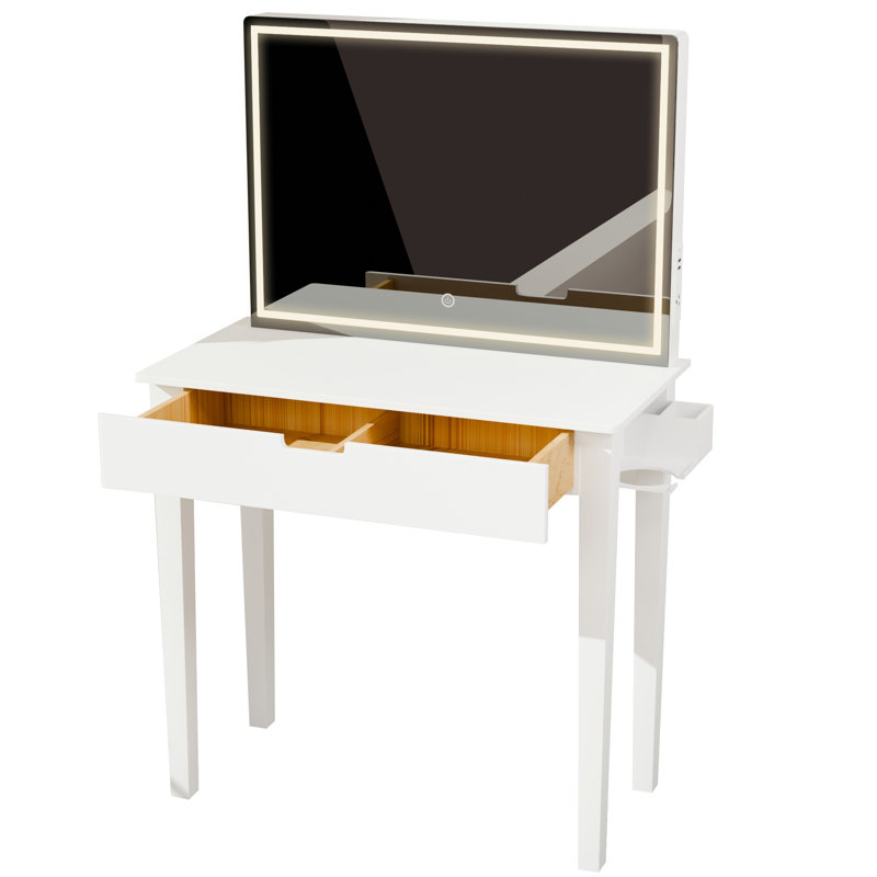 Ensemble de coiffeuse avec miroir pour maquillage