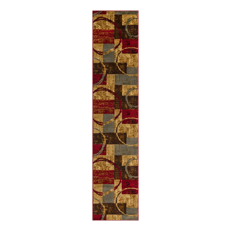 Adetomiwa Geometric Indoor Rug, Runner 2'2" x 10'