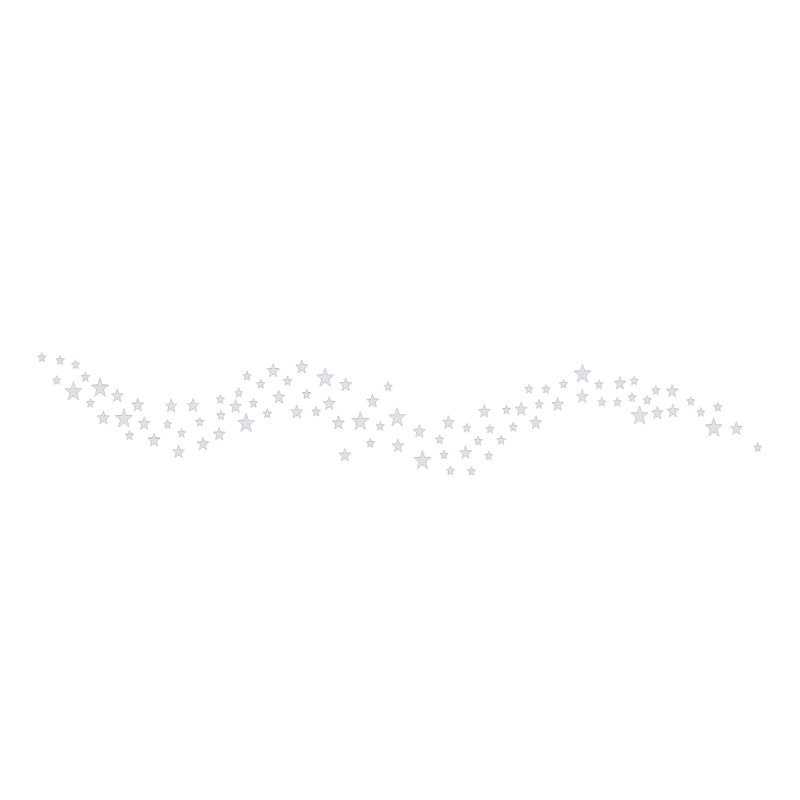Starburst Wall Sticker, Light Grey