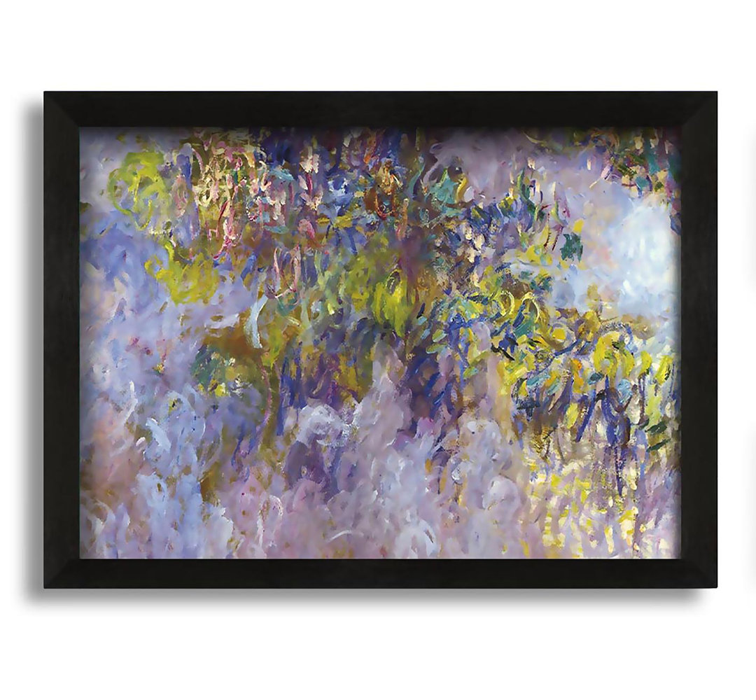 Gerahmtes Wandbild Wisteria 1 von Monet