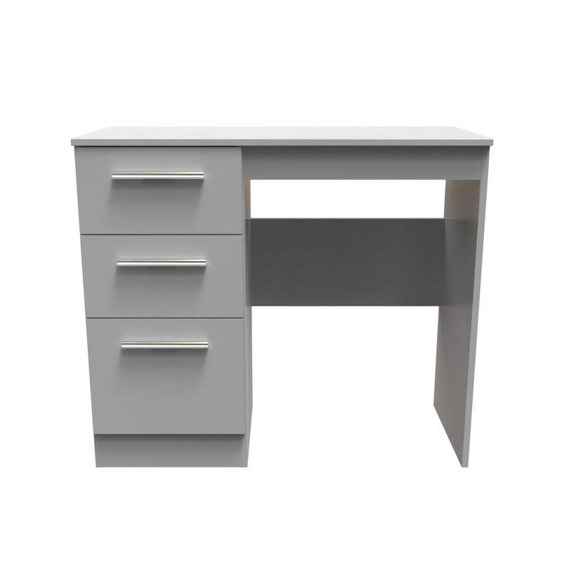 Contrast 3 Drawer Vanity in Dusk Grey (Ready Assembled)