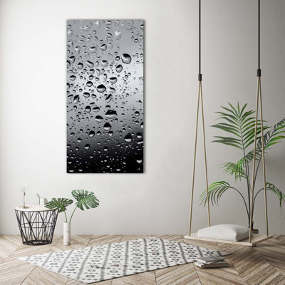 Drops Of Water - Wrapped Canvas Print