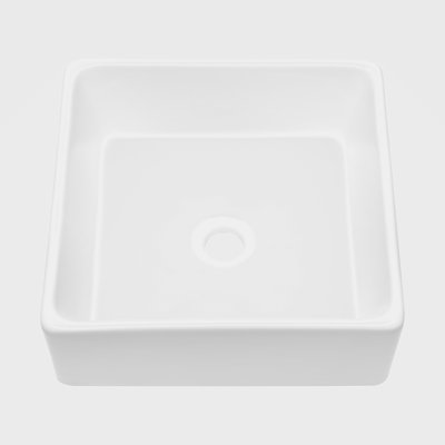 Go Peak Track 15'' Ceramic Rectangular Bathroom Sink