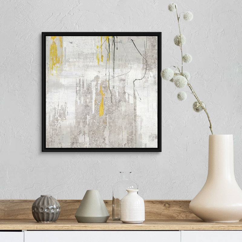 « Trickle II » par PI studio-impression sur toile, Toile avec cadre noir, H 18 po x l 18 po x P 1,75 po