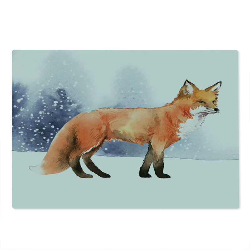 East Urban Home Glass Fox Cutting Board - Thumbnail 3