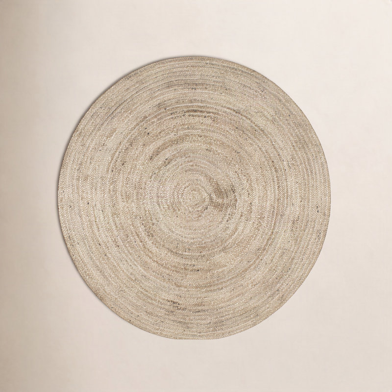 Tapis en jute naturel Aevry, Rond 7 pi