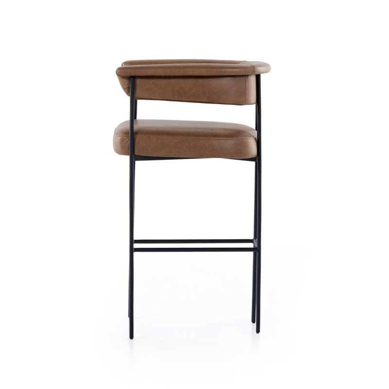 Grayson Counter and Bar Stool, Solid, Bar Stool (30.5" Seat Height), Chaps Saddle Genuine Leather