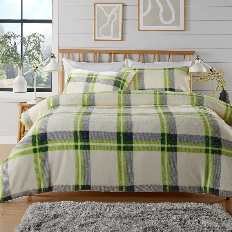 Polyester No Pattern Duvet Cover Set with Pillowcases, Double Duvet Cover Set + 2 Pillowcases