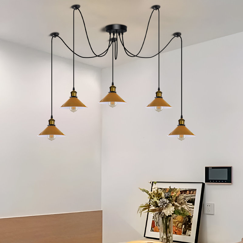 Alphy 5 - Light Kitchen Island Pendant, Yellow