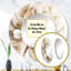 Shawntasia simple fleur beige III - miroir mural floral, miroir rond rond beige, impression d'art en métal-421843354
