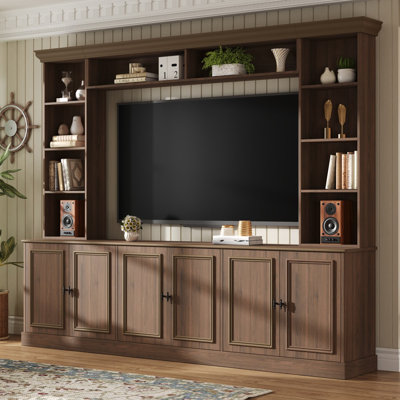 Meuble télé 97 pièces 4,77 po Meuble audio-vidéo pour téléviseur de 70 po ou moins