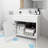 36" Antique White Bathroom Vanity Base Only