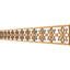 Moulure en marguerite brute l 46 1/4 po x H 6 po x T 3/8 po, panneau de fibres à densité moyenne brut-95199553-97745459