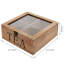 MyGift Wood Tea Box