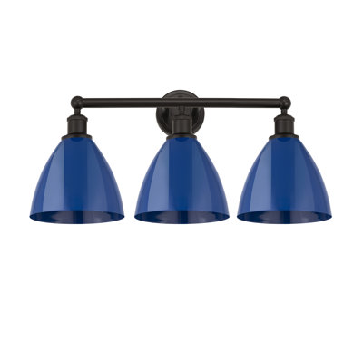 Éclairage pour meuble-lavabo 3 lumières 25,5 pouces Anglie Dome