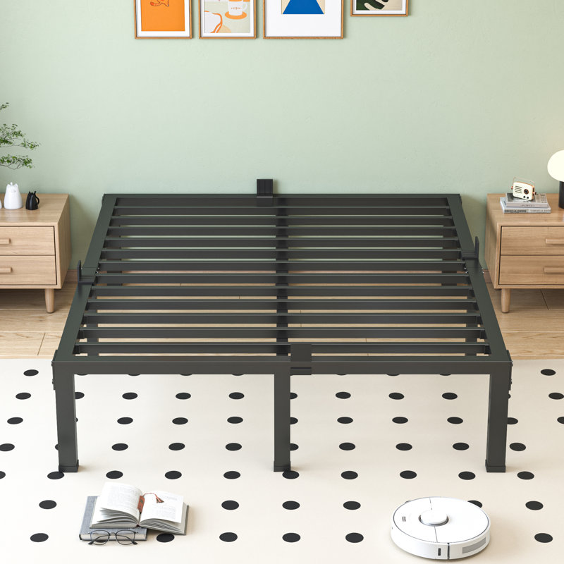 12 Inch Metal Platform Full Size Bed Frames, Full, 12"