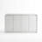 Curved Edge 55.12" Width MDF 4-Door Buffet Storage Cabinet-525762642