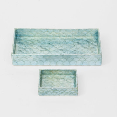 Capiz Shell Decorative Tray