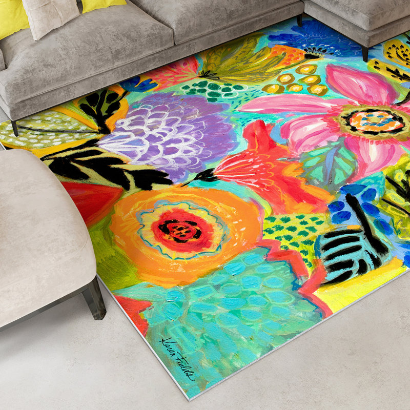 Divyan Floral Indoor Rug