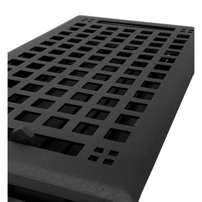 Madelyn Carter Solid Steel Artisan Vent Cover with Damper - Floor & Wall Register