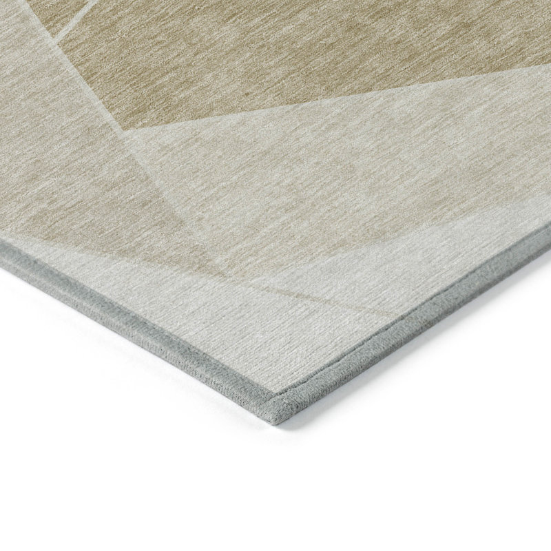 Geometric Indoor / Outdoor Rug, Rectangle 3' x 5'
