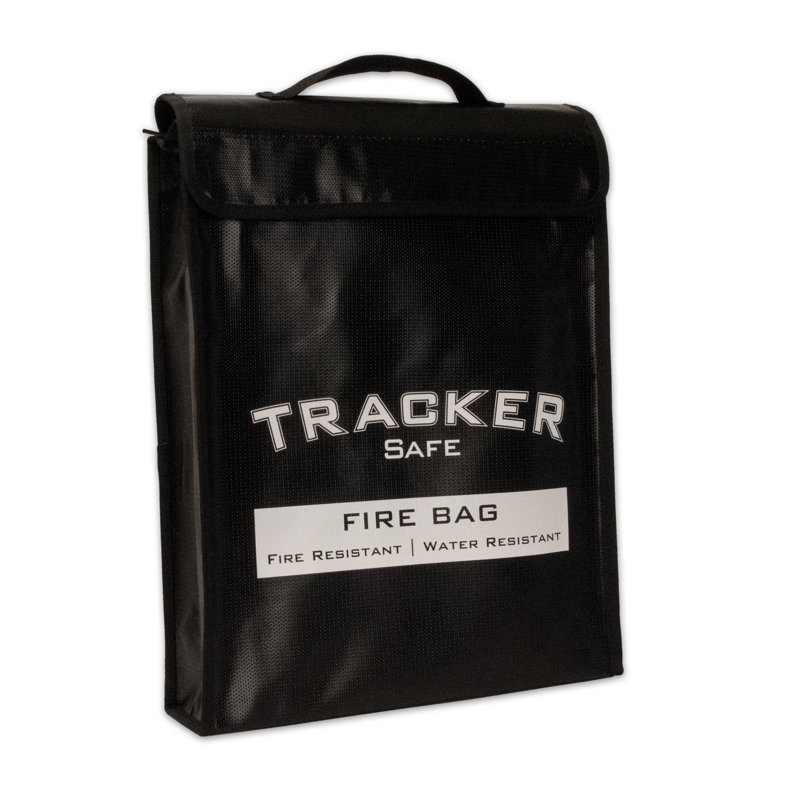 Tracker Safe Silicone Fiberglass/Aluminum Foil Cash Bag for Safes