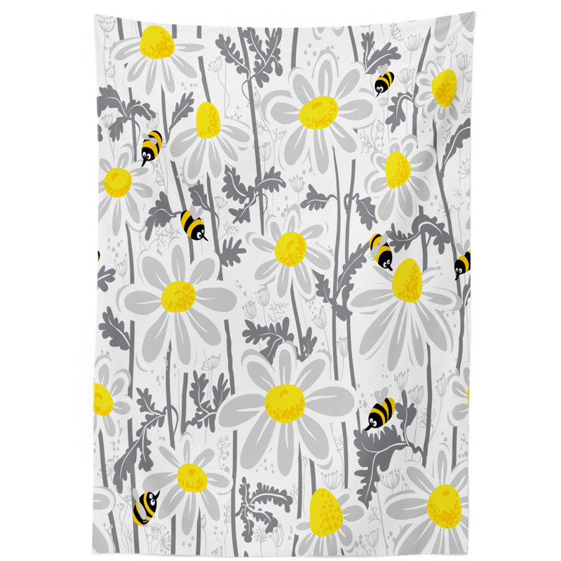 Floral Tablecloth, 84" L x 60" W