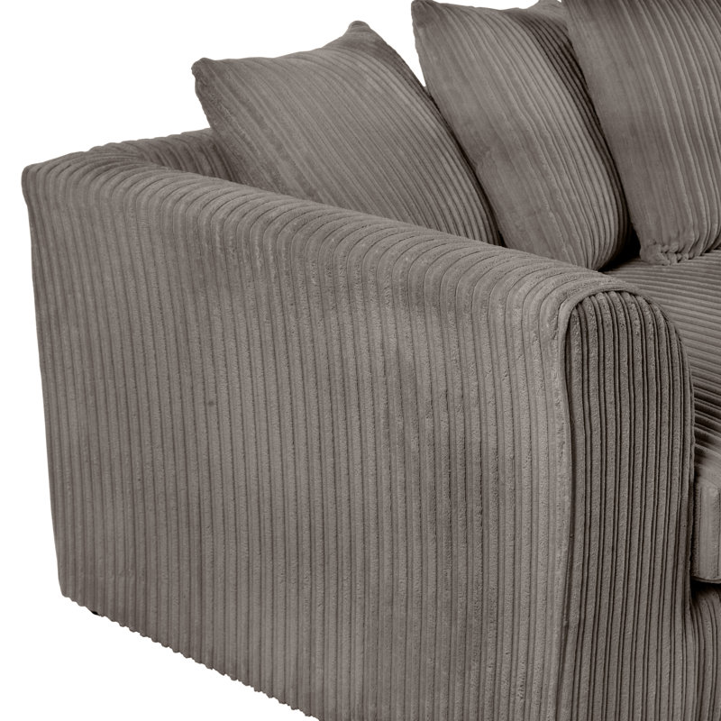 Moana 3 Seater Sofa, Grey