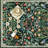 Colson Green Botanical Bird Area Rug-410080125-410080097