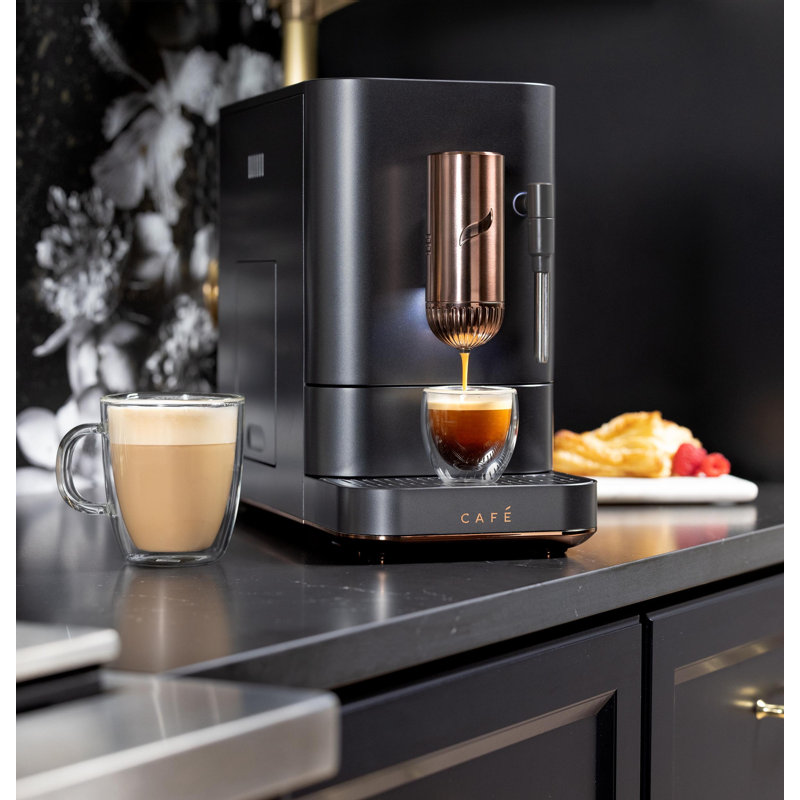 Café AFFETTO Automatic Espresso Machine + Frother, Matte Black