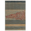 Tapis bleu / rouge / beige Abrigail-70706375