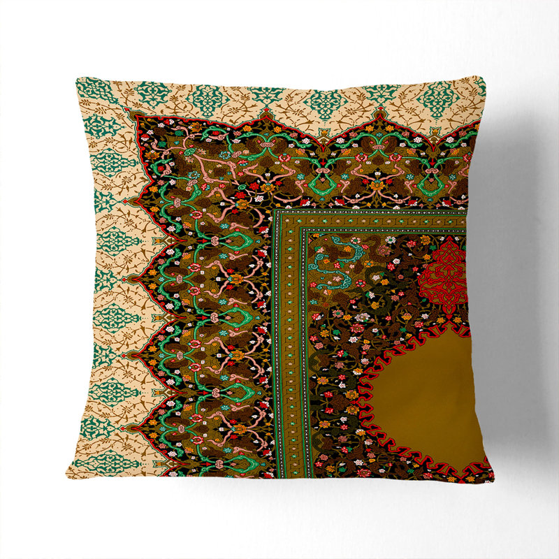 Square Throw Cushion, 40cm H x 40cm W x 15cm D