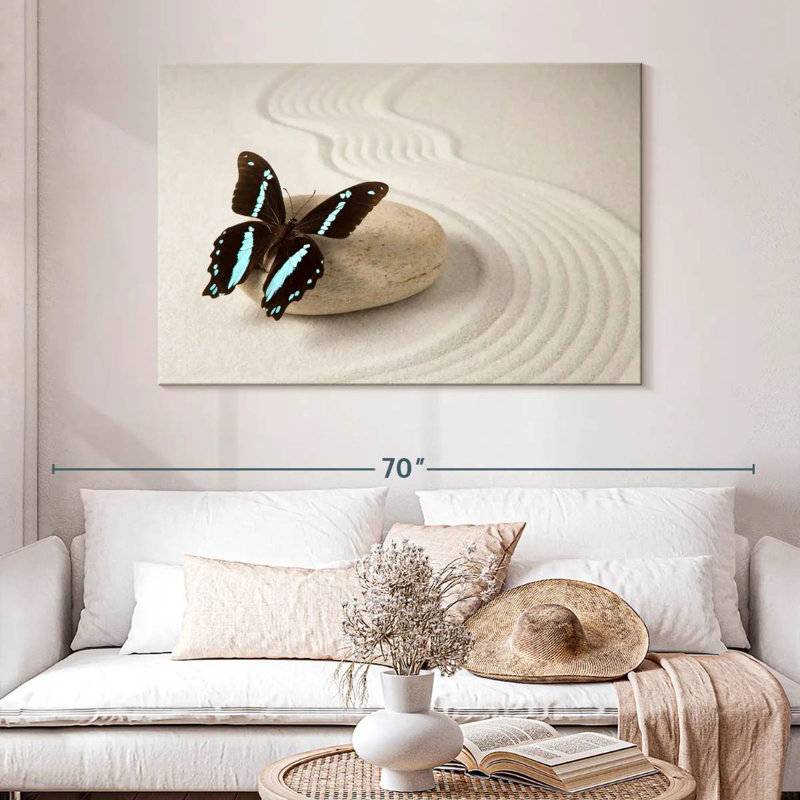 Zen Butterfly, 32" H x 48" W