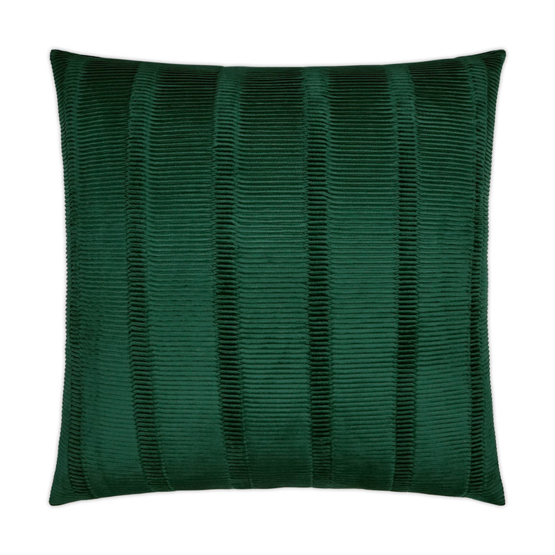 Upstate Pillow Cover & Insert, Emerald, Square 24"