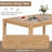 7-Piece Retro Dining Table Set For 6 People, 1 Rectangular Wood Dining Table Set For 6 People With Upholstered Chairs-558253422
