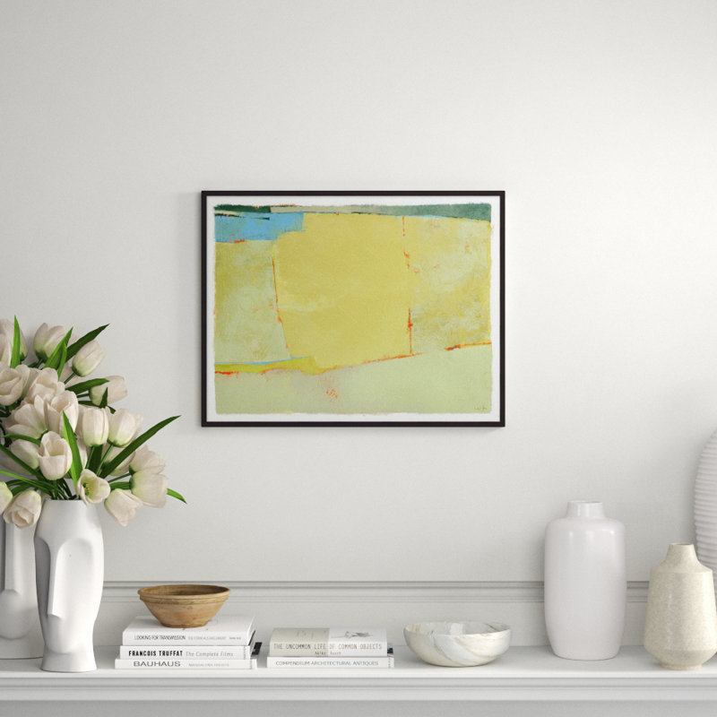 County Line 1' Framed Print on Canvas