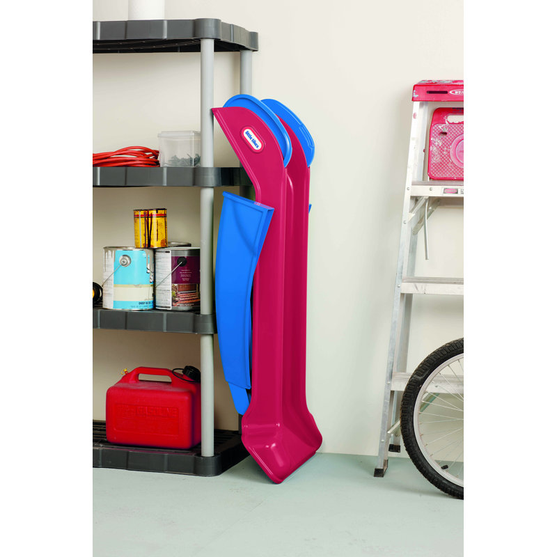 Red and Blue Plastic Indoor/Outdoor Kids Slide