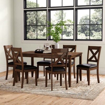 Three Posts™ Lashbrook 7 - Piece Dining Set & Reviews | Wayfair