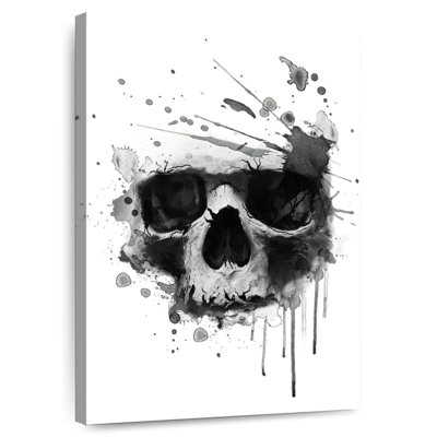 Hitzel Dark Blotted Skull