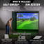 GoSports Golf Simulator Enclosure Net - Complete Set with Frame and HD Impact Screen Kit - 10 x 8 Ft-106285489