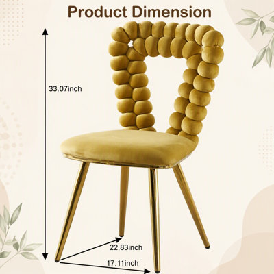 Ensemble de chaises confortables et modernes avec coussins moelleux et dossier élégant