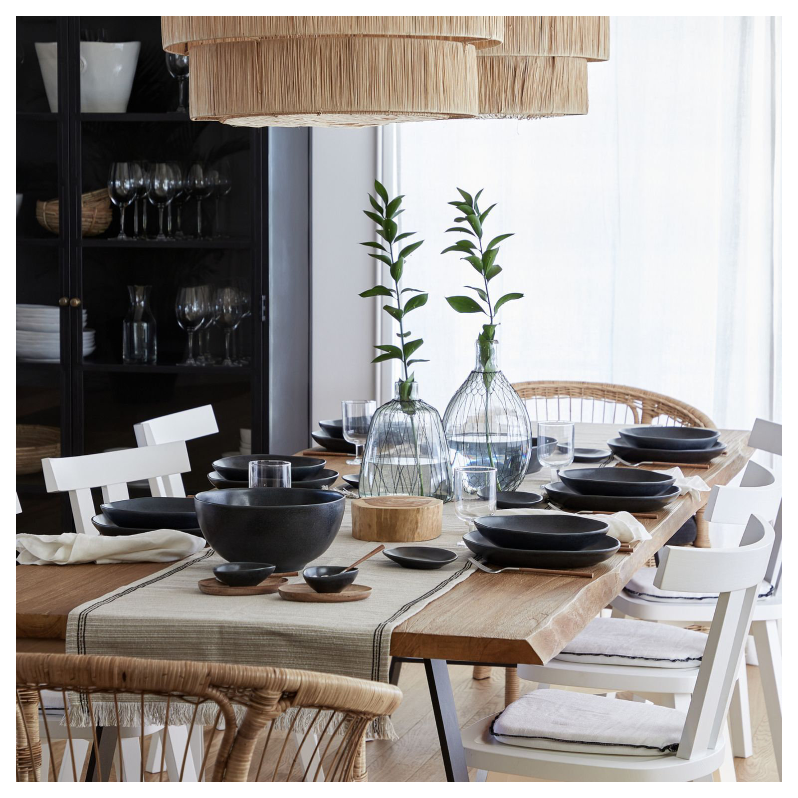 Livia Oval Stoneware Baker, Matte Black