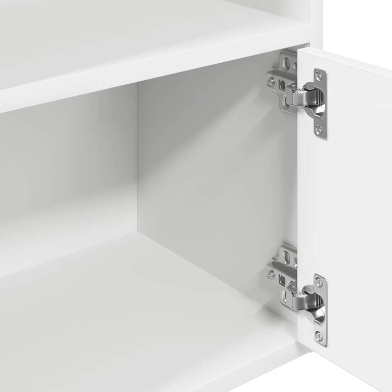 Conary 31cm W Bookcase, (5 Shelves) 127cmH x 31cmW x 24cmD, White